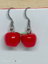 Load image into Gallery viewer, CLEARANCE: Apple Shaped Earrings - Fun and Unique Jewellery
