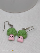 Load image into Gallery viewer, Broccoli Novelty Earrings - Fun Vegetable Jewellery for Food Lovers
