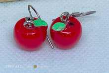 Load image into Gallery viewer, CLEARANCE: Apple Shaped Earrings - Fun and Unique Jewellery
