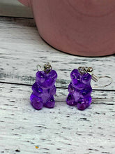 Load image into Gallery viewer, Purple Transparent Mini Bears - All-Natural Candy Snacks
