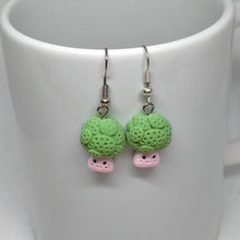 Load image into Gallery viewer, Broccoli Novelty Earrings - Fun Vegetable Jewellery for Food Lovers
