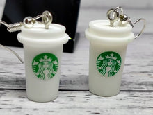 Load image into Gallery viewer, CLEARANCE: Coffee Cup Earrings - Handmade Cute Lightweight  Perfect for Coffee Lovers
