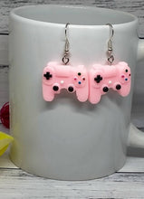 Load image into Gallery viewer, Pastel Pink Game Controller Earrings - Novelty Gaming Jewelry
