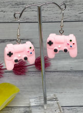 Load image into Gallery viewer, Pastel Pink Game Controller Earrings - Novelty Gaming Jewelry
