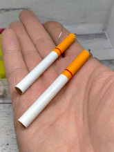 Load image into Gallery viewer, Quirky Cigarette Earrings  - Fun and Unique Tobacco-Inspired Jewelry
