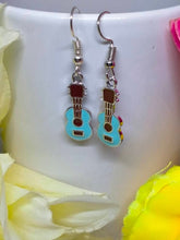 Load image into Gallery viewer, Novelty Guitar Earrings.
