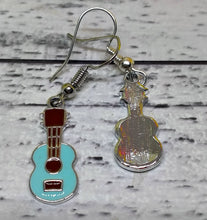 Load image into Gallery viewer, Novelty Guitar Earrings.
