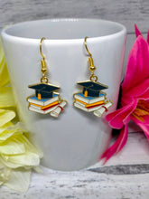 Load image into Gallery viewer, Enamel Novelty Graduation Earrings. (type a)
