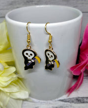 Load image into Gallery viewer, Grim Reaper Novelty Earrings
