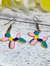 Load image into Gallery viewer, Colourful Balloon Dog Earrings - Fun and Playful Jewellery
