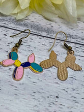 Load image into Gallery viewer, Colourful Balloon Dog Earrings - Fun and Playful Jewellery
