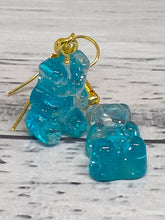 Load image into Gallery viewer, Blue, Clear Mini  Bear Earrings - Cute  Playful Accessories for a Sweet Style
