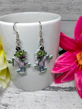 Load image into Gallery viewer, Zombie Earrings - Pink Shirt - Novelty Jewelry
