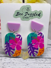 Load image into Gallery viewer, Tropical Fantasy Earrings - Statement Jewellery - Beach Inspired
