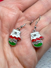 Load image into Gallery viewer, Colorful Mitten Christmas Earrings - Fun Holiday Accessories
