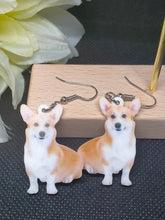 Load image into Gallery viewer, Corgi Earrings - Cute  Quirky Corgi Dog Novelty Jewelry
