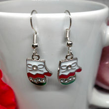 Load image into Gallery viewer, Colorful Mitten Christmas Earrings - Fun Holiday Accessories
