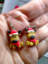 Load image into Gallery viewer, Novelty Reindeer Earrings
