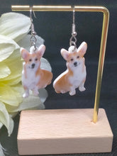 Load image into Gallery viewer, Corgi Earrings - Cute  Quirky Corgi Dog Novelty Jewelry
