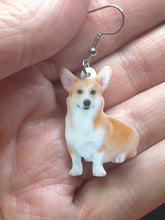 Load image into Gallery viewer, Corgi Earrings - Cute  Quirky Corgi Dog Novelty Jewelry
