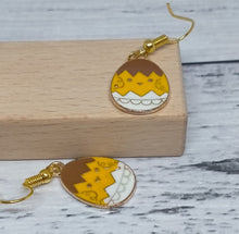 Load image into Gallery viewer, Chicken Easter Egg Earrings - Fun Holiday Jewellery for a Quirky Touch to Your Outfit
