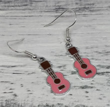 Load image into Gallery viewer, Novelty Guitar Earrings.
