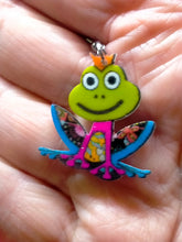 Load image into Gallery viewer, Colorful Acrylic Frog Earrings - Novelty Jewelry
