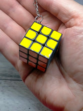 Load image into Gallery viewer, Rubiks Cube Earrings - Fun and Quirky Jewelry
