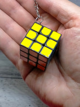 Load image into Gallery viewer, Rubiks Cube Earrings - Fun and Quirky Jewelry
