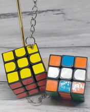 Load image into Gallery viewer, Rubiks Cube Earrings - Fun and Quirky Jewelry
