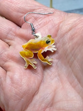 Load image into Gallery viewer, Novelty acrylic frog earrings
