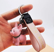 Load image into Gallery viewer, French Bulldog Wristlet/keychain (B)
