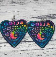 Load image into Gallery viewer, Ouija Earrings - Novelty Jewellery for Fun Occult Fans
