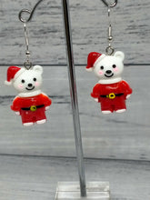 Load image into Gallery viewer, Christmas Bear Earrings - Festive Novelty Holiday Jewelry
