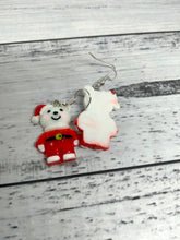 Load image into Gallery viewer, Christmas Bear Earrings - Festive Novelty Holiday Jewelry
