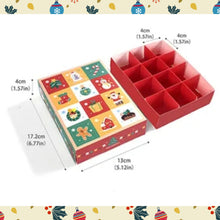 Load image into Gallery viewer, Elegant 12-Day Earring Advent Box - Perfect Gift for the Holiday Season
