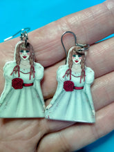 Load image into Gallery viewer, Horror Doll Earrings - Dangle Spooky Halloween Handmade - Limited Edition
