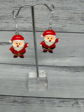 Load image into Gallery viewer, Christmas Santa Earrings - Festive Novelty Jewelry
