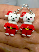 Load image into Gallery viewer, Christmas Bear Earrings - Festive Novelty Holiday Jewelry
