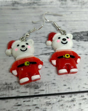 Load image into Gallery viewer, Christmas Bear Earrings - Festive Novelty Holiday Jewelry
