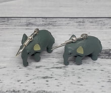 Load image into Gallery viewer, Elephant Dangle Earrings - Cute Animal Jewellery
